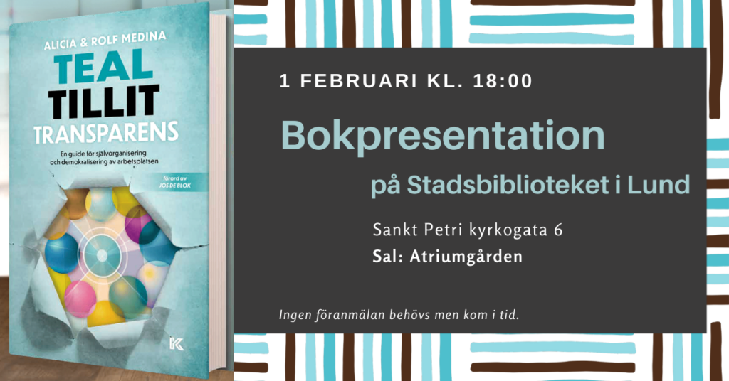 Bokpresentation på Stadsbiblioteket i Lund
