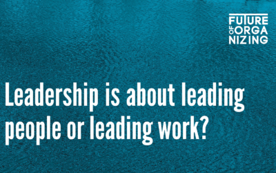 Leading people or leading work?